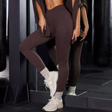 Ribbing Seamless Push Up Training Tights Fitness Workout Yoga Pants Sports Leggings