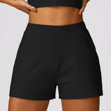 Women Pockets Gym Running Pants Workout Loose-fitting Female Yoga Clothing Sports Short