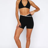Defence Bike Shorts Black/White