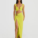 Mahalia - Cut-Out Maxi Skirt Set