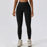 Running Waist Tights Women Push Up Train Jogging Pants Stretch Breathable Sports Leggings