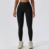 Running Waist Tights Women Push Up Train Jogging Pants Stretch Breathable Sports Leggings