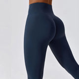 Running Waist Tights Women Push Up Train Jogging Pants Stretch Breathable Sports Leggings