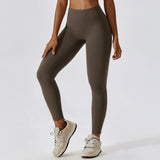 Running Waist Tights Women Push Up Train Jogging Pants Stretch Breathable Sports Leggings