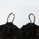 Leopard Print Two-Piece Cami Flare Pantsuit