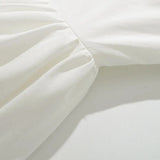 White Slit V Collar Short Sleeve Corset Style Mini Dress