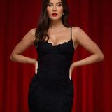 Spaghetti Strap Backless Maxi Dress