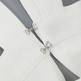 Cut Out Blazer Set
