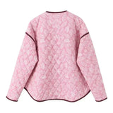 Pink Printed Cotton Coat