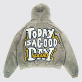 Harajuku Graphic Pullover Hoodie