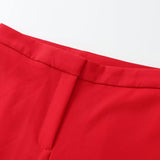 Square Neck Sleeveless Waistcoat Pant Suit