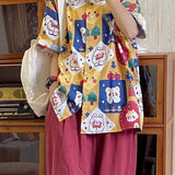 Women Chiffon Blouse Summer Thin Satin Silk Button Up Blouse Office Shirt