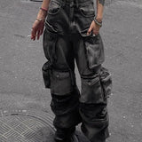 Baggy Y2K Goth Cyber Halloween Pants