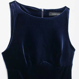 Bow Crew Neck Sleeveless Mini Dress