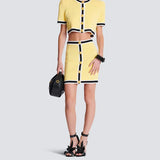 Knit Skirt Set Effortless Style for Summer