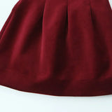 Red Velvet Spaghettis Strap Mini Dress