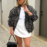 Retro Leopard Print Coat