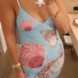 Spaghetti Strap Floral Print Mini Dress