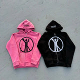 Punk Grunge Oversized Hoodie