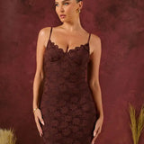 Spaghetti Strap Backless Maxi Dress