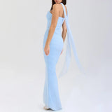 Mesh Corset And Midi Skirt Two Piece Set