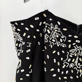 Diamonds Beaded Slash Neck Off The Shoulders Maxi Dress