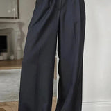 Autumn Winter  Solid Office Pants Set