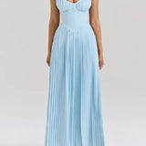 Pleated Maxi Dress