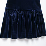 Bow Crew Neck Sleeveless Mini Dress