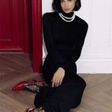 Turtleneck Maxi Dress