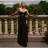 Off-shoulder Vintage Long Sleeveless Dress
