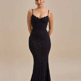 Spaghetti Strap Backless Maxi Dress