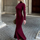 Turtleneck Maxi Dress