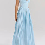 Pleated Maxi Dress