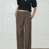 Folded Stripe Pants