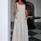 Summer Delight Maxi Dress Stone