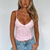 Sweet Sensation Cami Top Pink