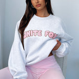 Sweet Treat Oversized Sweater Grey Marle