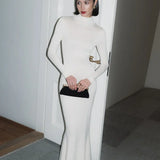Turtleneck Maxi Dress