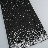 Black Strapless Pearls Beaded Embellished Maxi Dress
