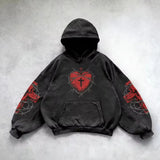 Retro Streetwear Graphic Hoodie