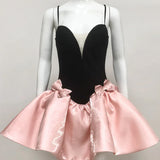 Candy Bow Decoration Bubble A-Line Mini Dress