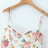 Floral Corset Mini Dress