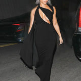 Hollow Out Sleeveless Black Maxi Dress