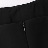 Diamonds Black Crystal Pearl Mini | Midi Dress