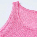 Knit Tassel Mini Dress