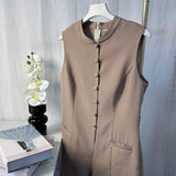 Solid O-Neck Sleeveless Bodysuits