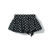 Polka Dot Halter Top Elastic Waist Mini Skirt Set