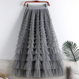 Nimia - Tulle Long Skirt