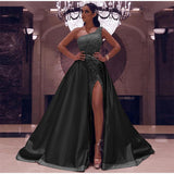 High Split Sequin Off Shoulder Sleeveless Maxi Dress
